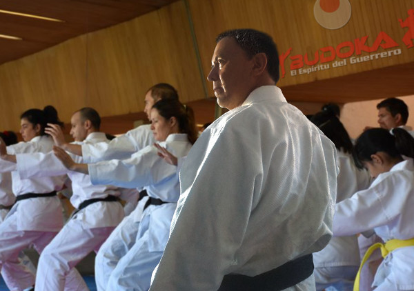 Clase de karate